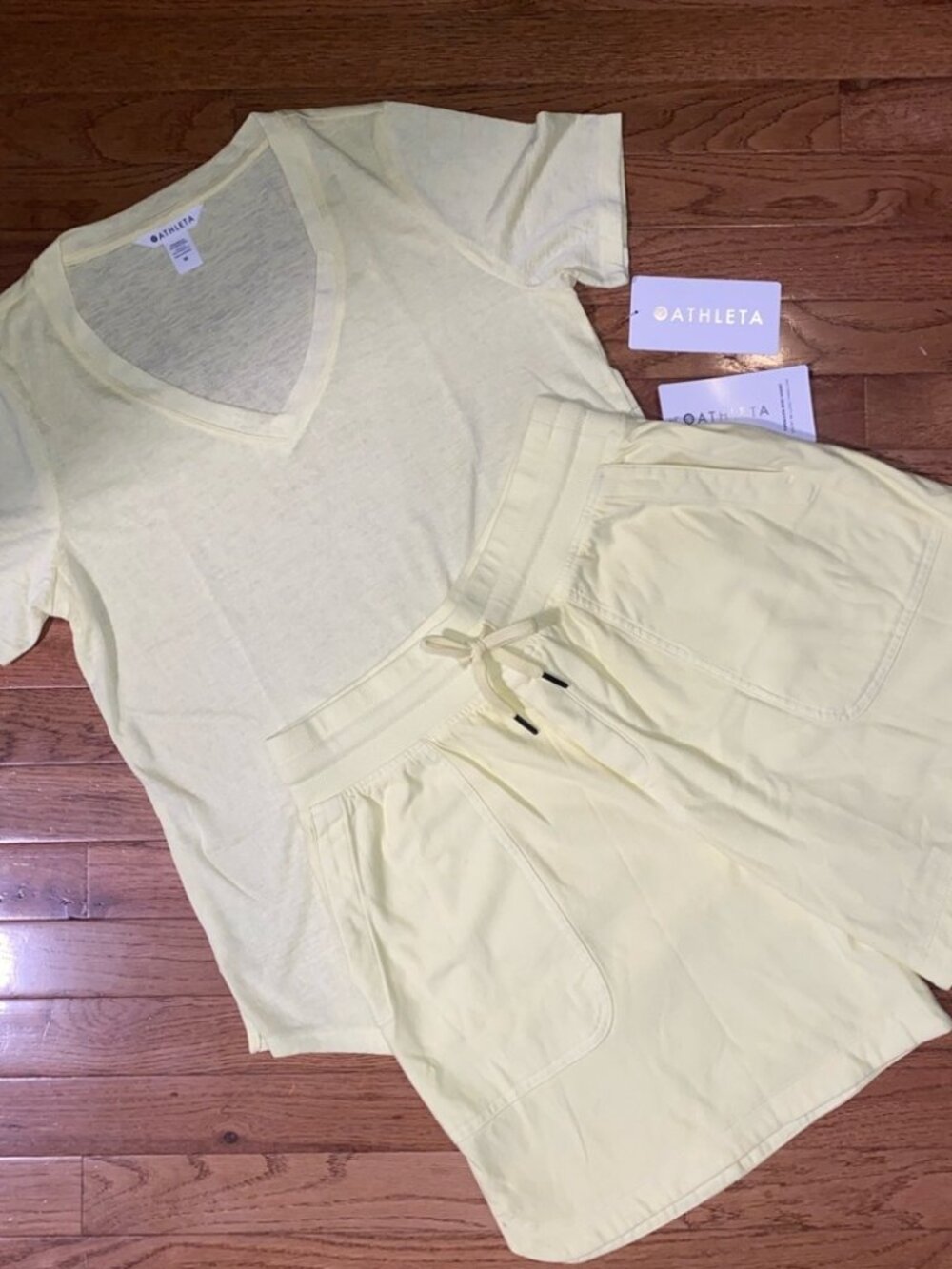 Athleta Farallon Shorts & Breezy tee bundle